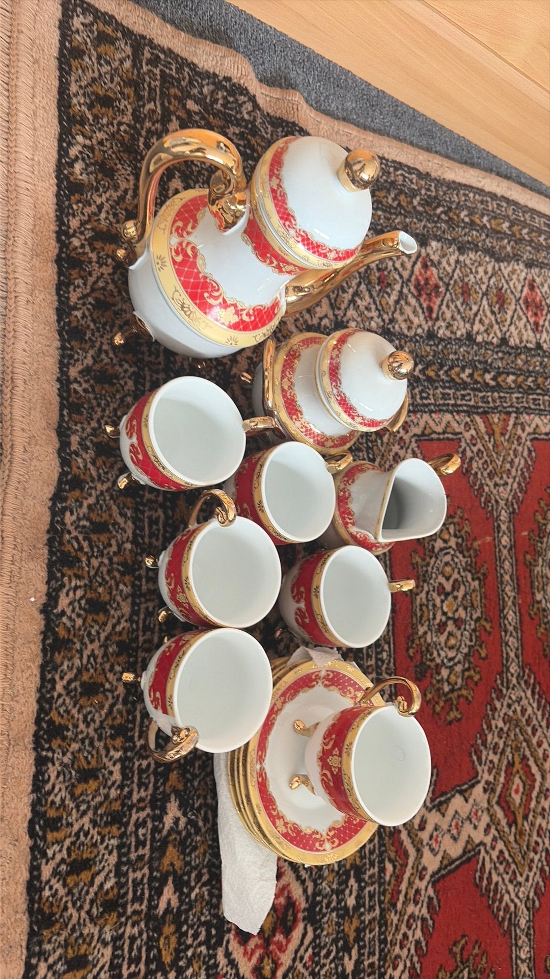 Klassiek mokka servies, Antiek en Kunst, Ophalen of Verzenden