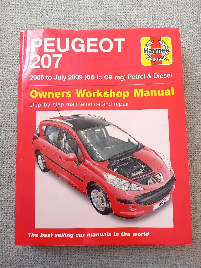 Haynes Peugeot 207, Auto diversen, Ophalen of Verzenden