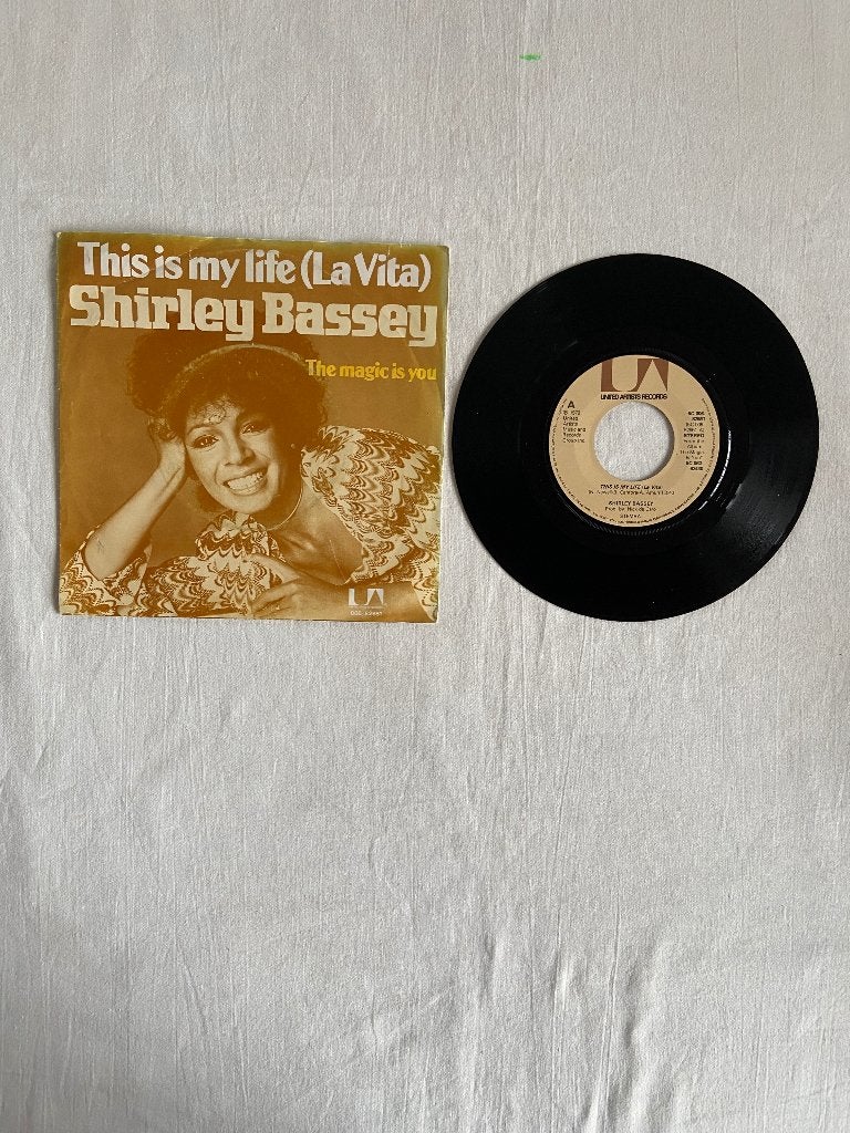 shirley bassey - this is my life, Ophalen of Verzenden, Zo goed als nieuw, 7 inch, R&B en Soul