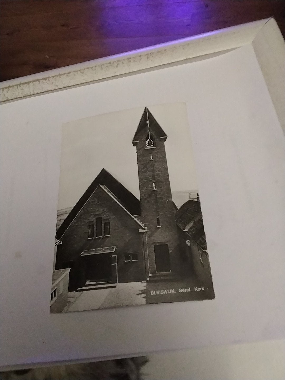Oude Ansichtkaart Bleiswijk Geref. Kerk - Echte Foto, Verzamelen, Ansichtkaarten | Nederland, Ophalen of Verzenden, Voor 1920