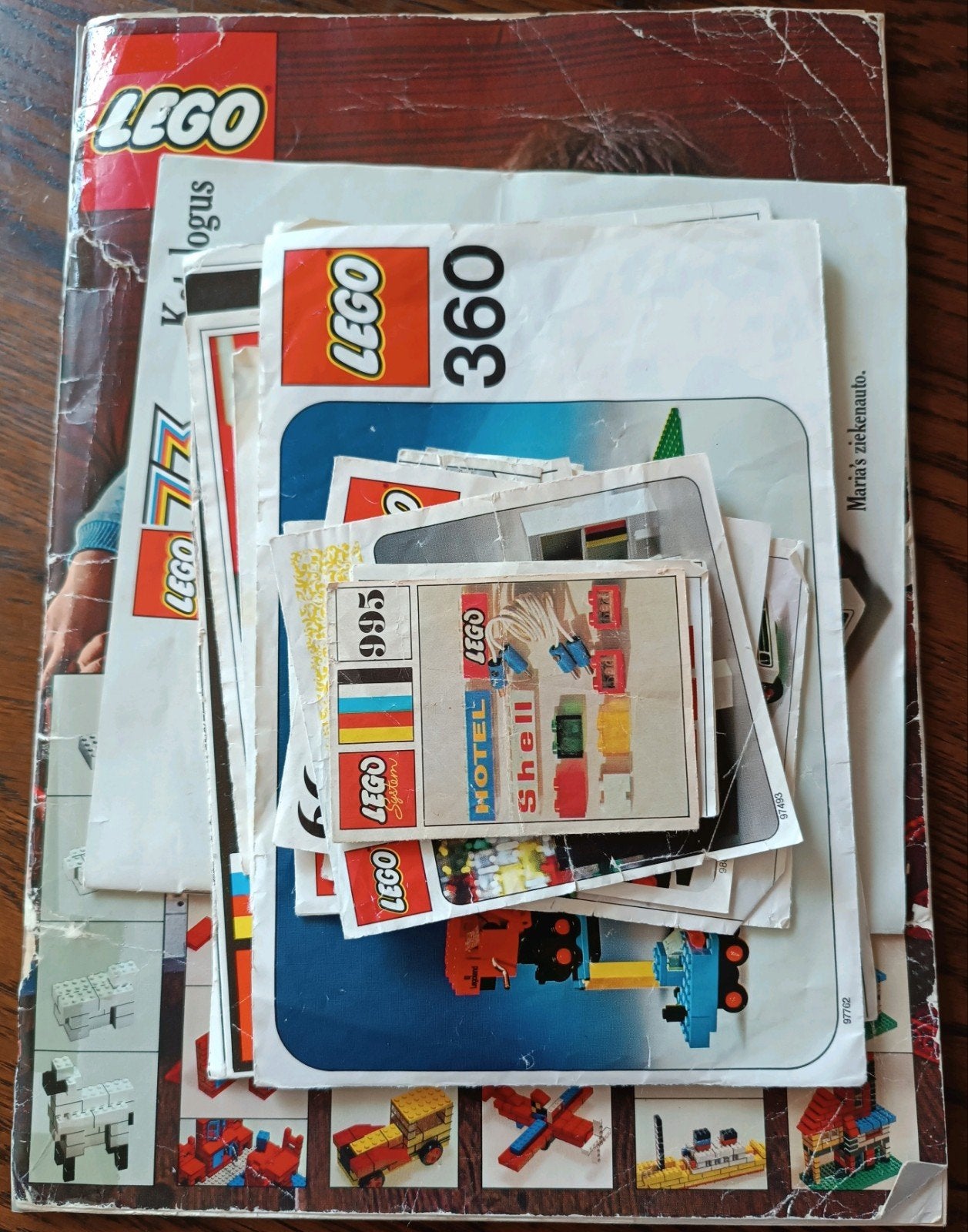 Vintage Lego catalogi, ideeënboek, bouwinstructies 1972- 74, Ophalen of Verzenden, Gebruikt