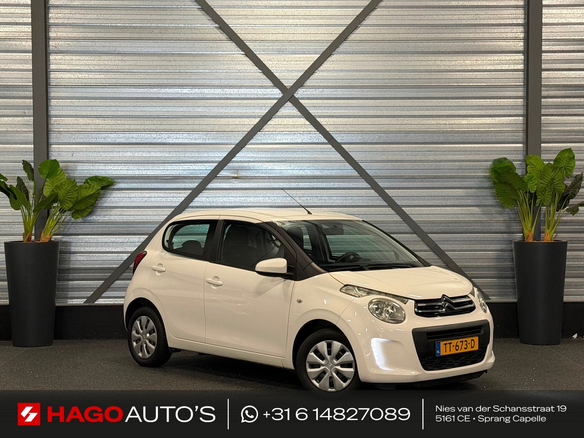 Citroen C1 1.0 VTi Feel LED/AIRCO/CRUISE/ELEK-RAMEN/2E-EIG/D, Auto's, Voorwielaandrijving, Stof, Gebruikt, 4 stoelen