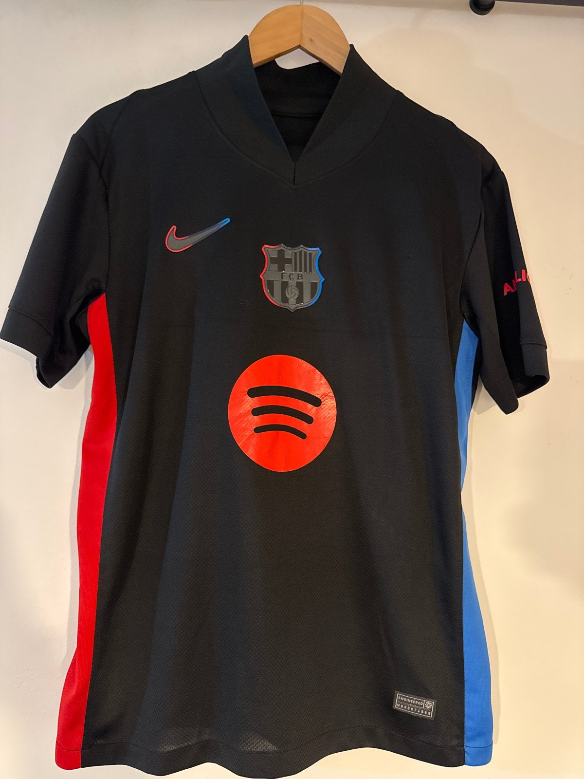 FC Barcelona Setje Lamine Yamal Maat M, Ophalen of Verzenden, Zo goed als nieuw, Maat 38/40 (M), Zwart
