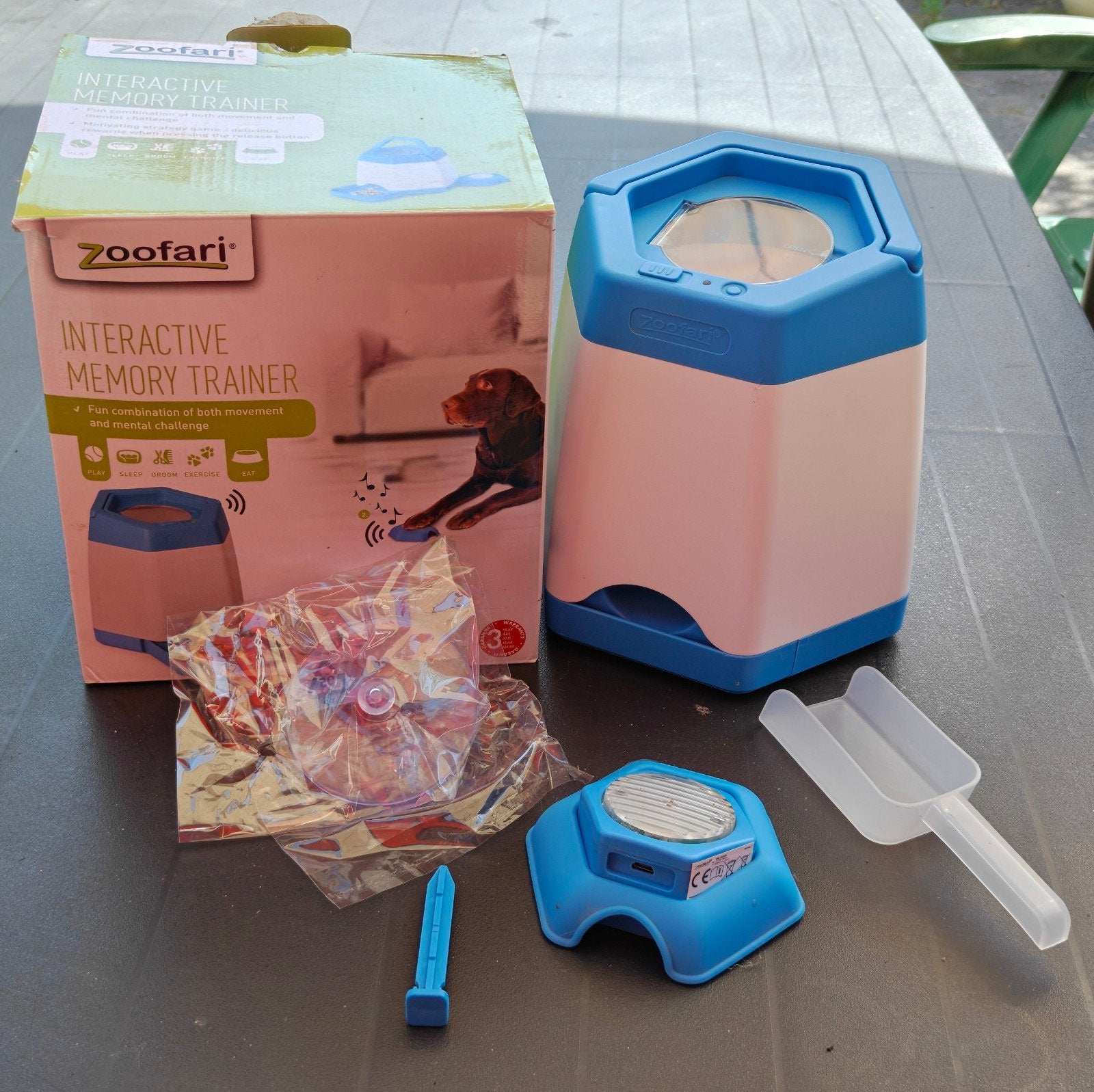 Zoofari Interactive Memory Trainer Hond speelgoed beloning, Ophalen of Verzenden, Zo goed als nieuw, Intelligentiespeelgoed, Overige merken