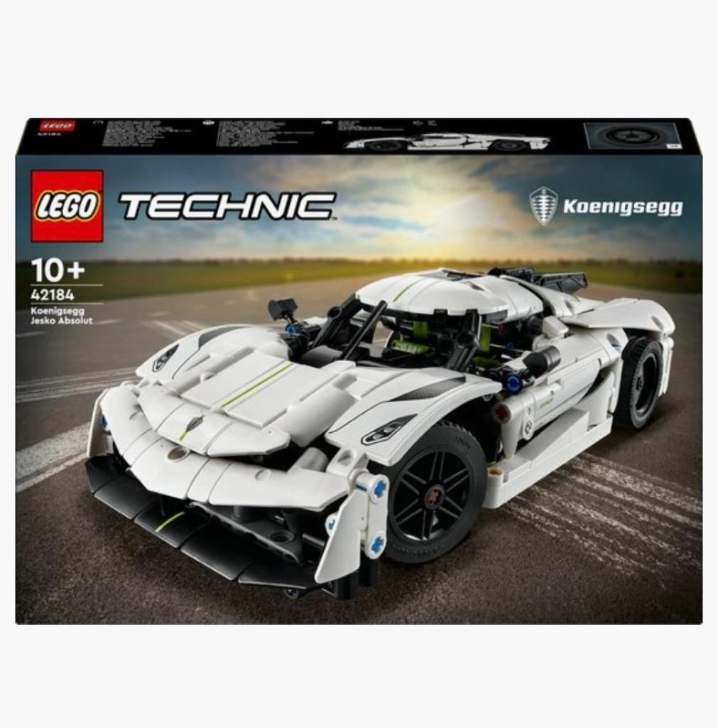LEGO Koenigsegg Jesko Absolut witte hypercar 42184 >>NIEUW<<, Ophalen of Verzenden, Nieuw, Complete set, Lego