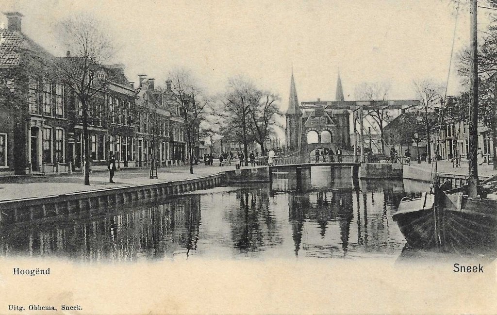Sneek, Hoogend, Verzamelen, Verzenden, Voor 1920, Gelopen, Friesland