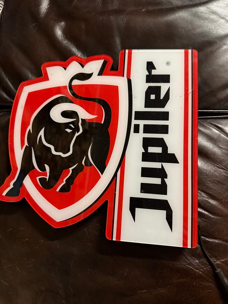 Jupiler led lichtreclame, Ophalen of Verzenden, Zo goed als nieuw, Overige typen, Jupiler