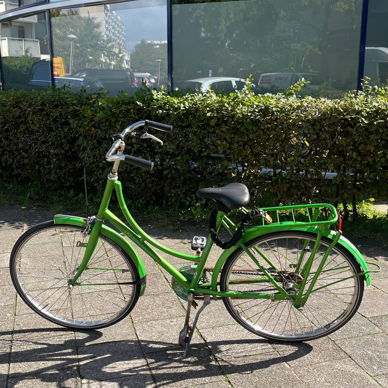 Groene Batavus Butterfly damesfiets - Gebruikt, Fietsen en Brommers, Ophalen, Terugtraprem, Gebruikt, Batavus