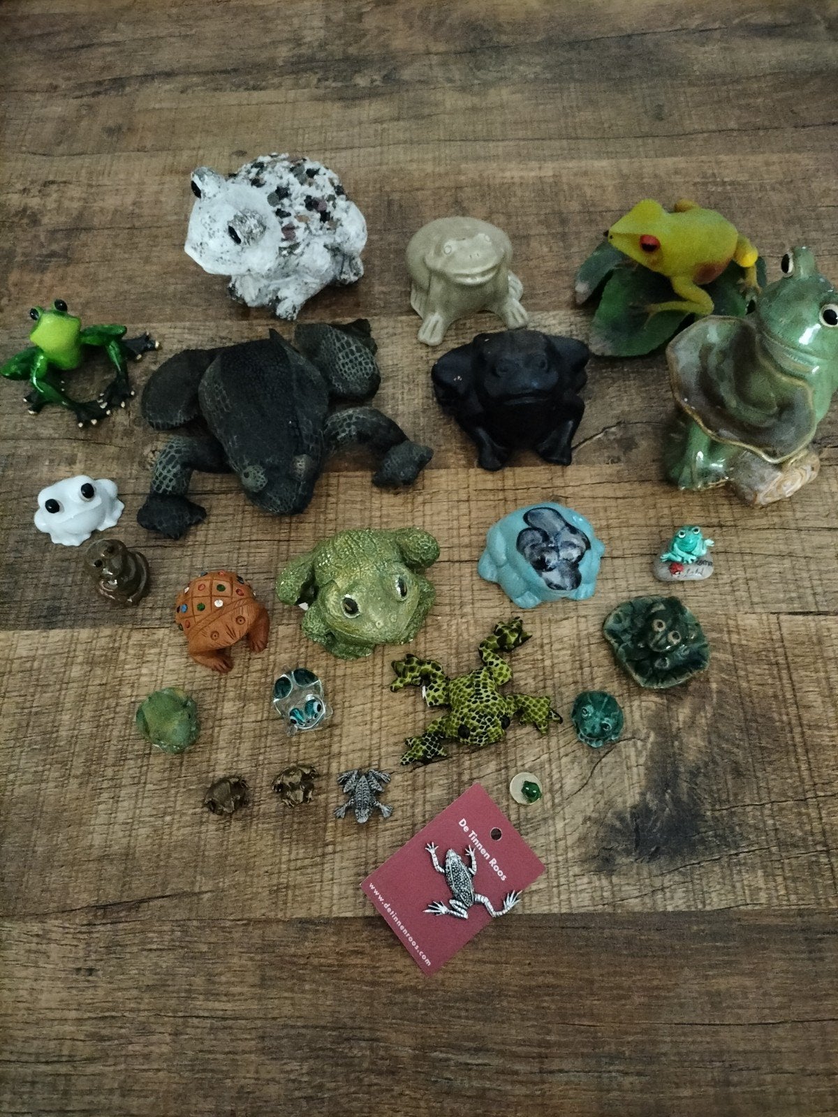 Serie kikkers te koop vanwege stoppen hobby, Ophalen of Verzenden