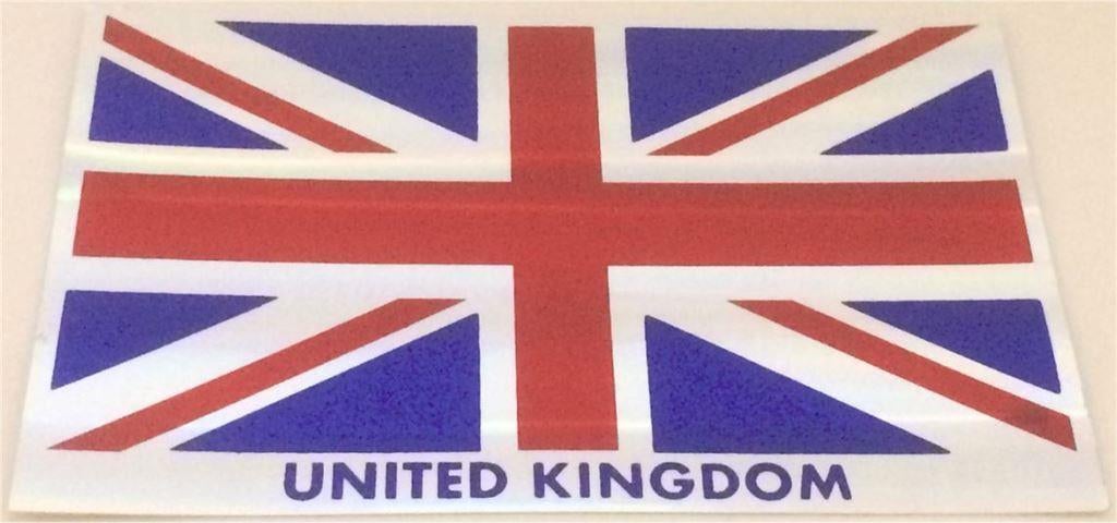 Union Jack [Engelse vlag] metallic sticker #7, Ophalen of Verzenden
