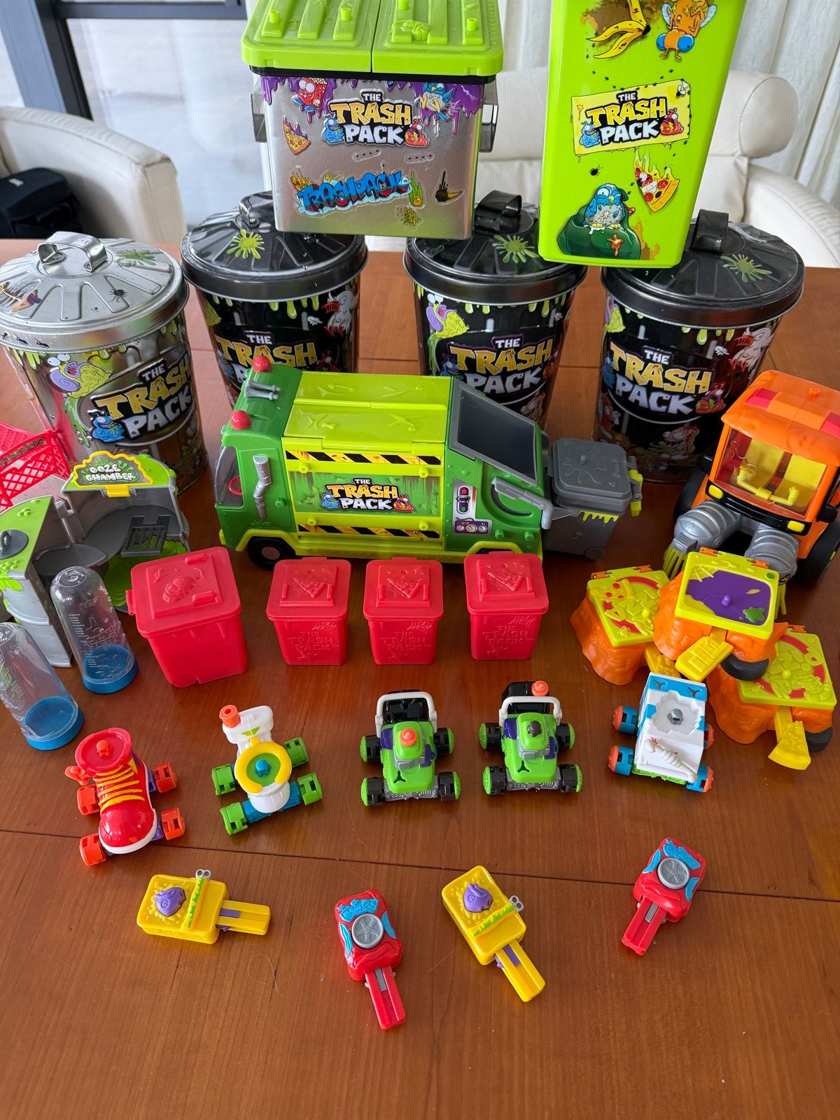 Grote The Trash Pack speelset met voertuigen (zonder figuren, Kinderen en Baby's, Ophalen of Verzenden, Gebruikt