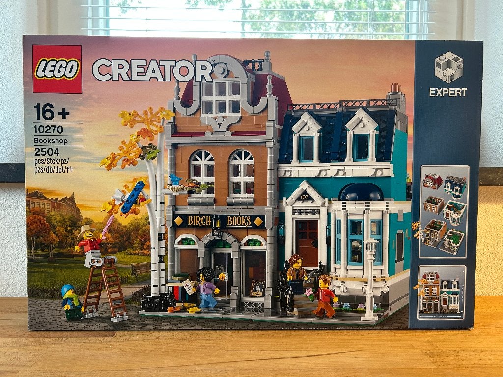 Lego Icons Modular 10270 - Bookshop, Kinderen en Baby's, Inclusief instructies, Lego, Ophalen of Verzenden, Zo goed als nieuw