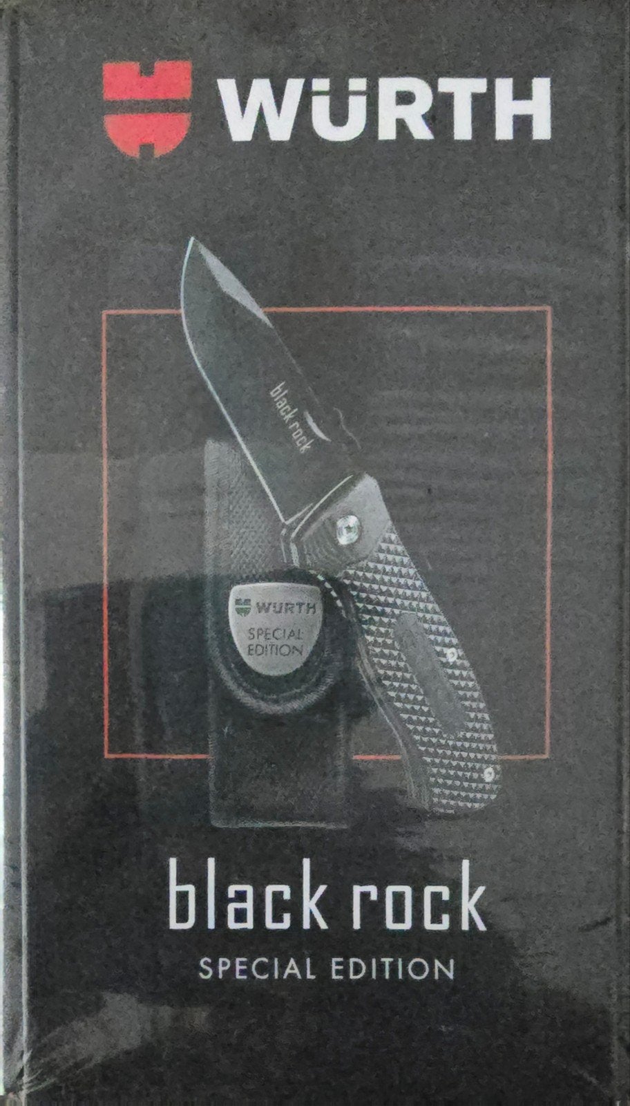 Wurth Black Rock Klapmes met Gürteltasche - Nieuw, Ophalen