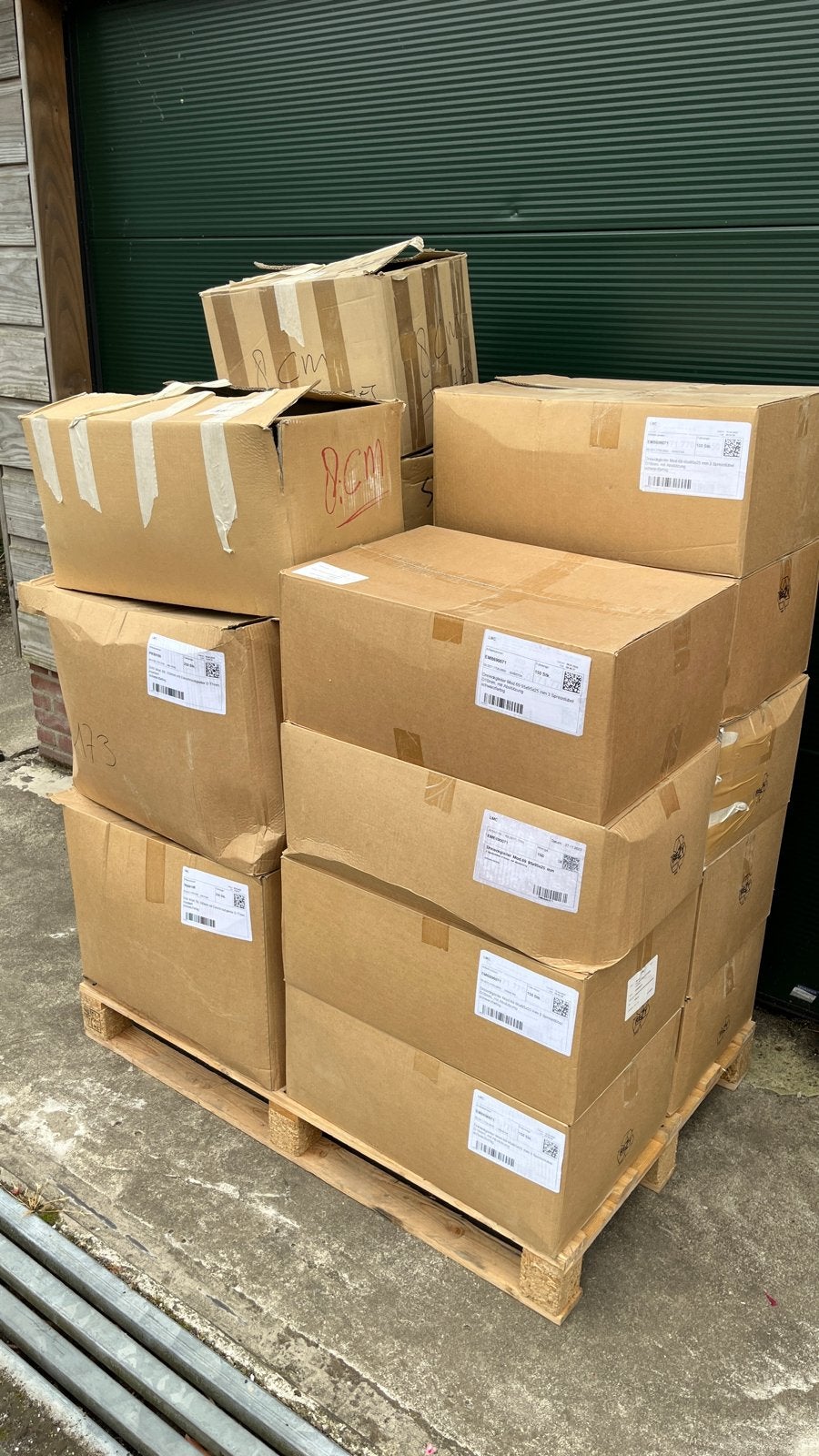 Pallet stelvoeten met voetplaat, Ophalen of Verzenden, Nieuw
