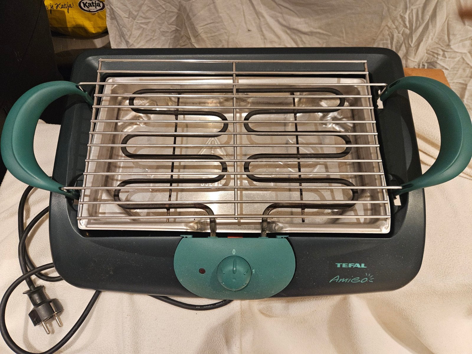 Tefal Amigo elektrische barbecue, Ophalen of Verzenden, Gebruikt, Tefal