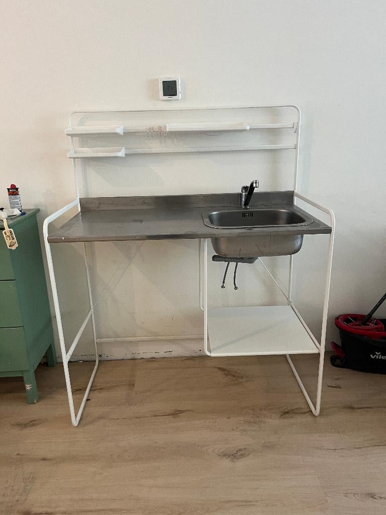 SUNNERSTA tijdelijke keuken Ikea, Ophalen, IKEA, Metaal, Wit