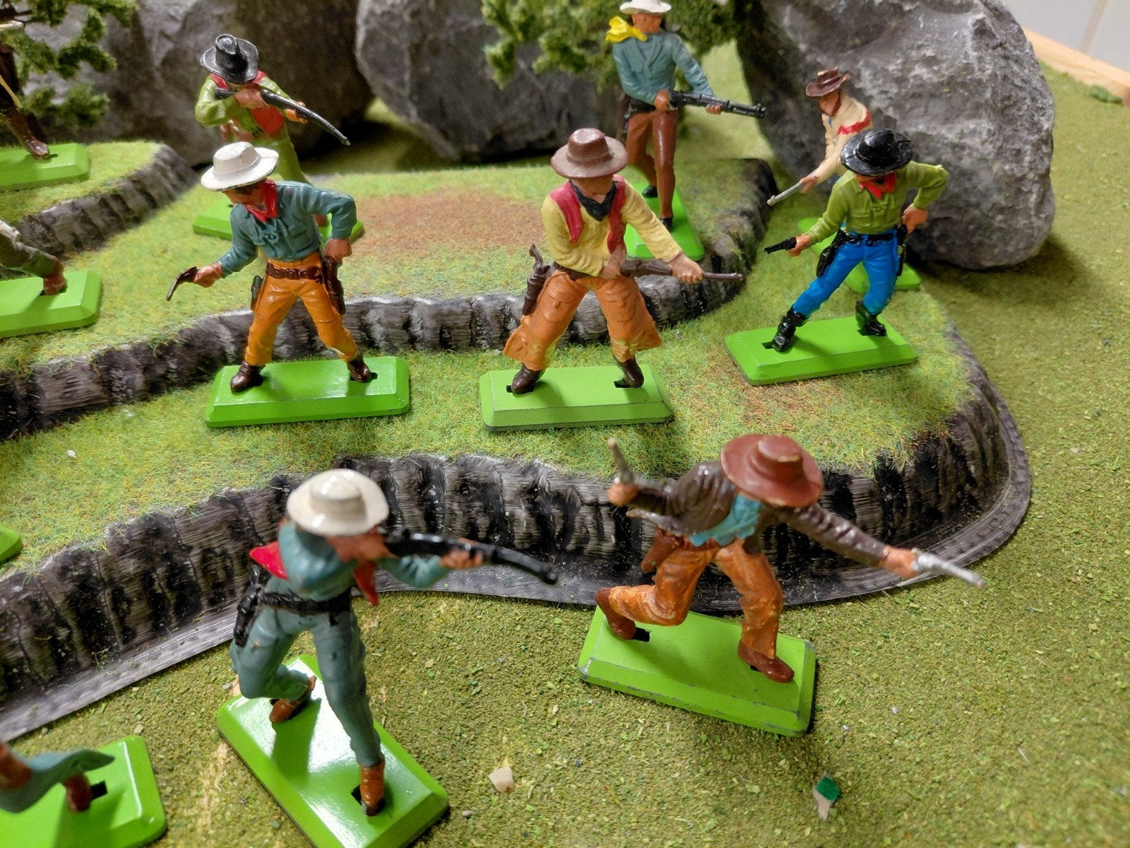Britains Deetail figuren Cowboys, Ophalen of Verzenden, 1:50 of kleiner