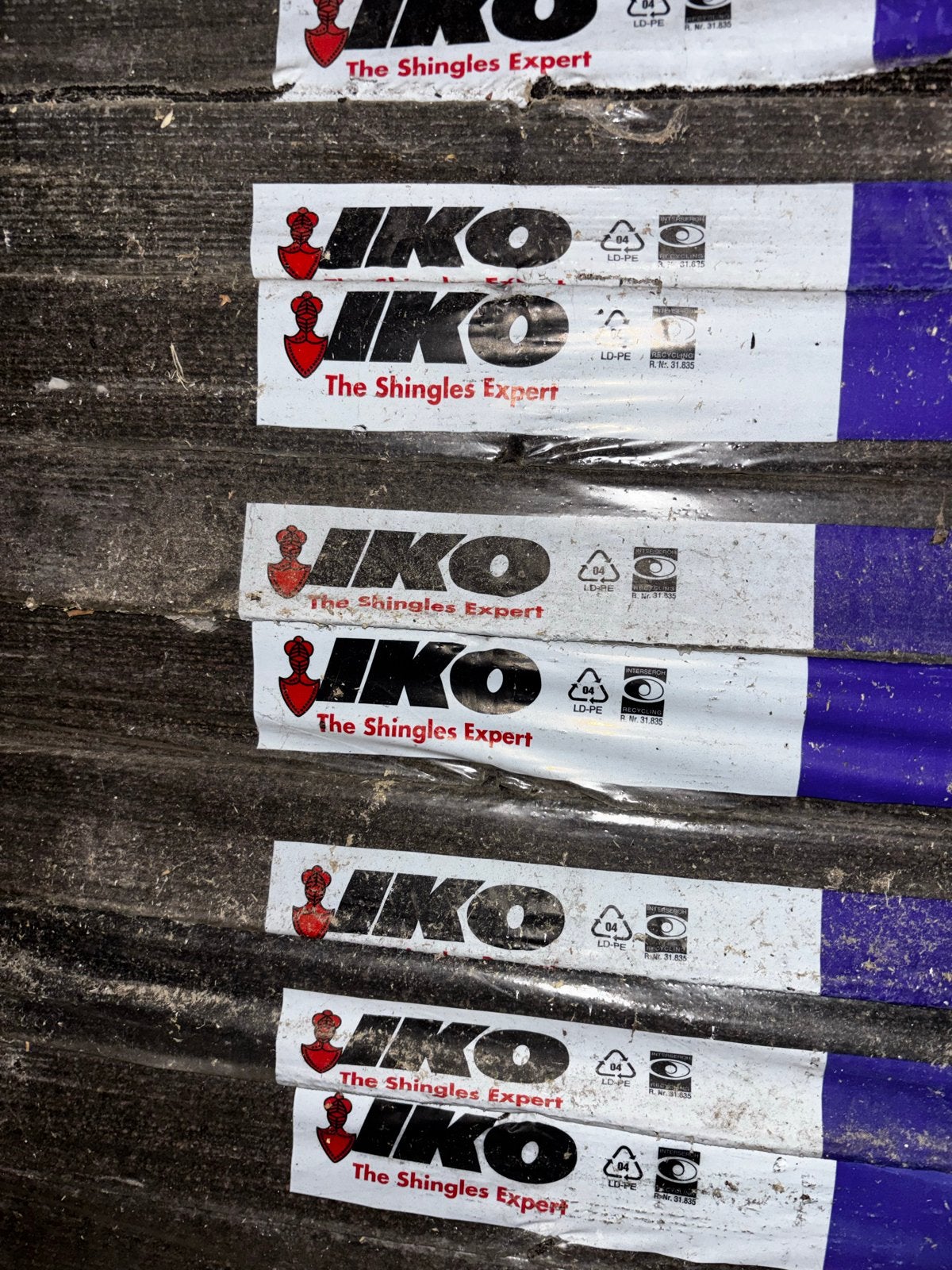 Nieuwe IKO Armourglass Shingles - Dakbitumen Dual Brown, Doe-het-zelf en Verbouw, Dakpannen en Dakbedekking, Ophalen, Overige materialen