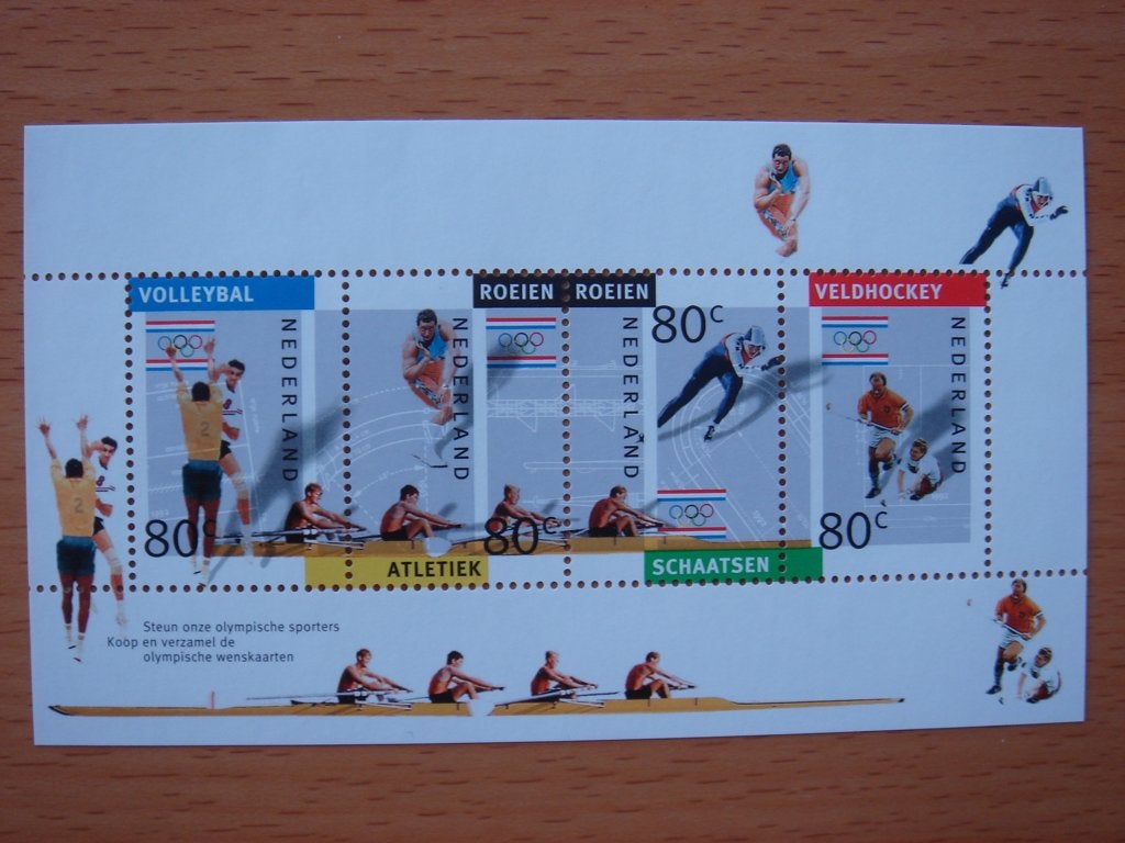 NVPH 1517 Bloc Olympische Spelen, Postzegels en Munten, Postzegels | Nederland, Ophalen of Verzenden, Na 1940, Postfris