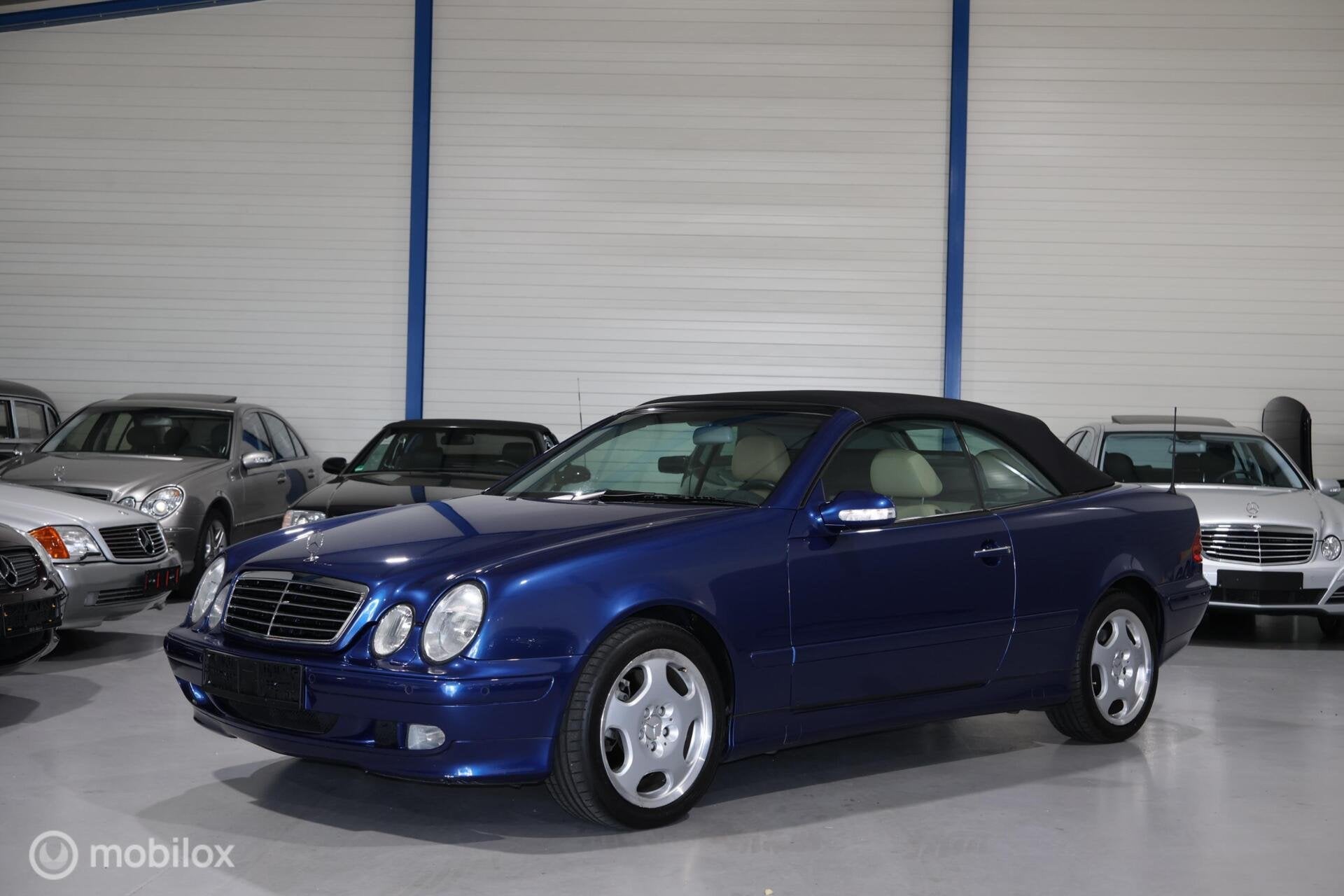 2001 Mercedes CLK430 Cabrio | 61 dkm | Designo | Dealer oh., Automaat, Gebruikt, Cabriolet, Leder