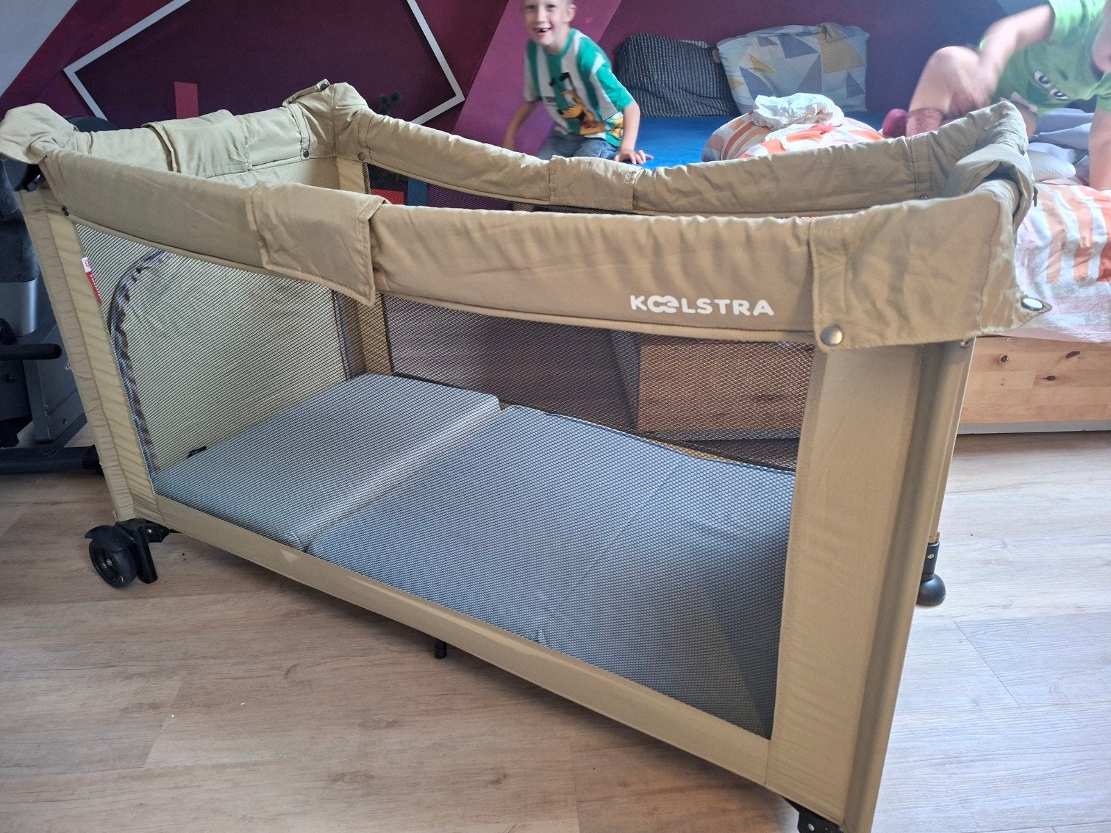 koelstra camping bedje, Kinderen en Baby's, Ophalen, Gebruikt, Reisbedje