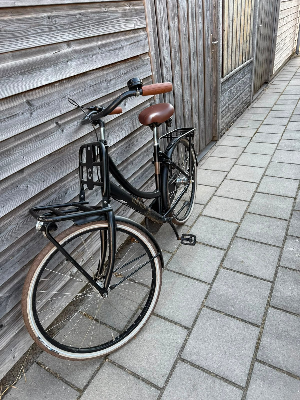 Cortina fiets unisex zwart bruin, Ophalen, Gebruikt