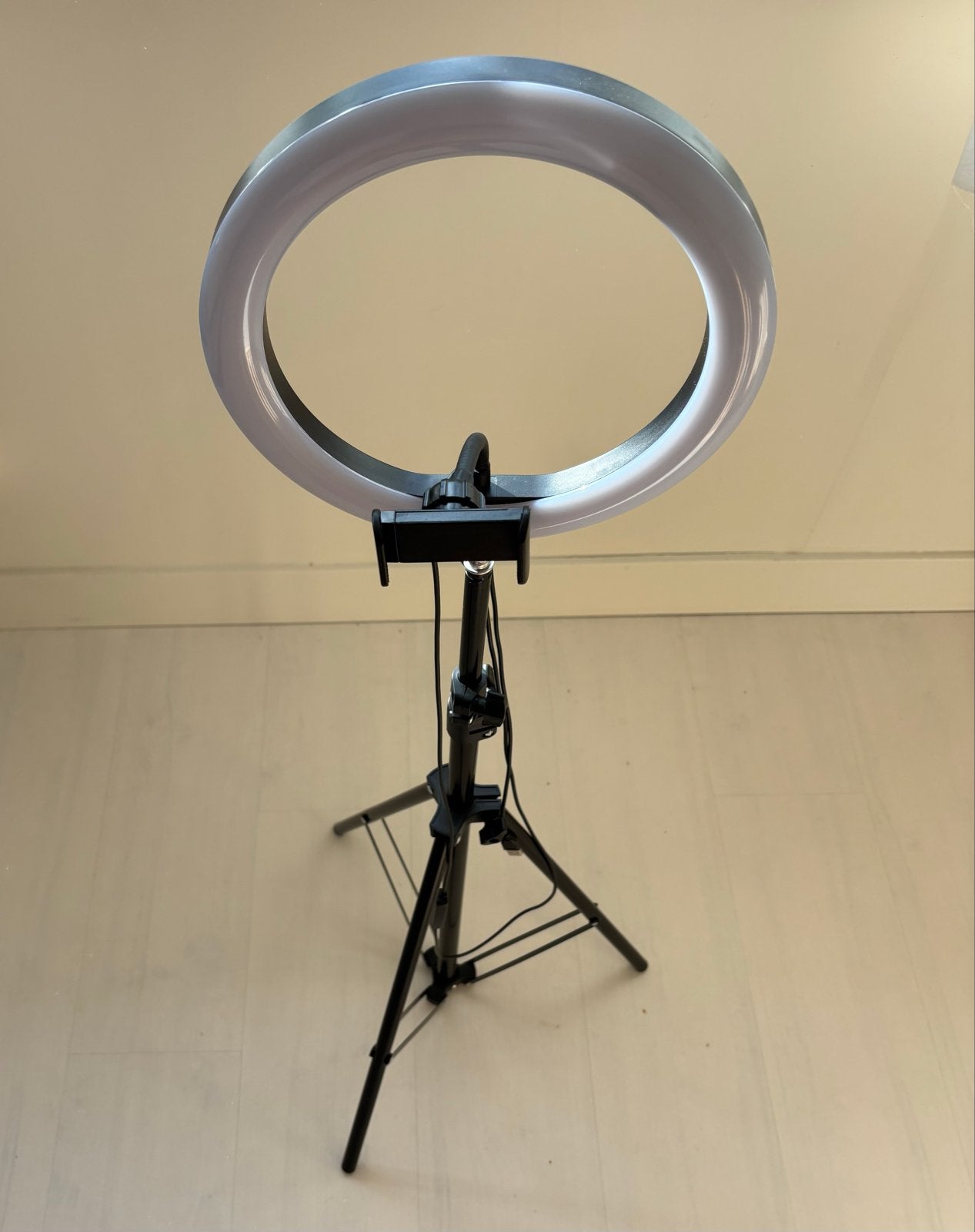 Ringlamp met Statief en Telefoonhouder, Ophalen, Dimbaar, Zo goed als nieuw, Overige merken