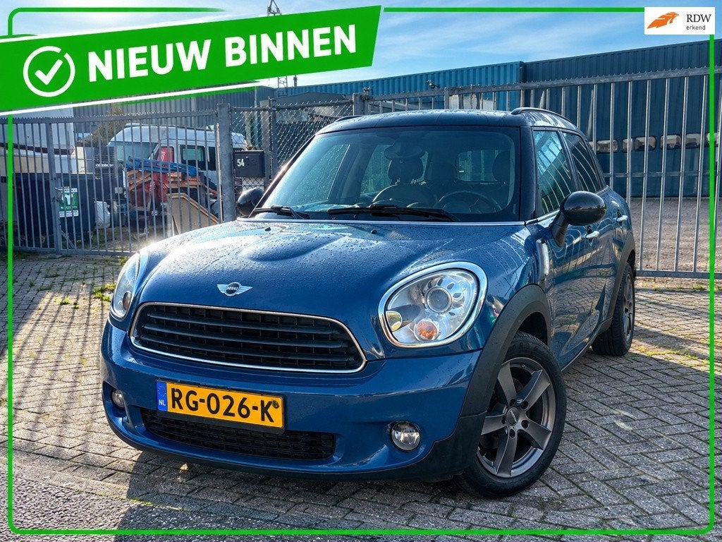 Mini Countryman 1.6 Cooper Chili, Auto's, Voorwielaandrijving, Euro 5, Gebruikt, Blauw