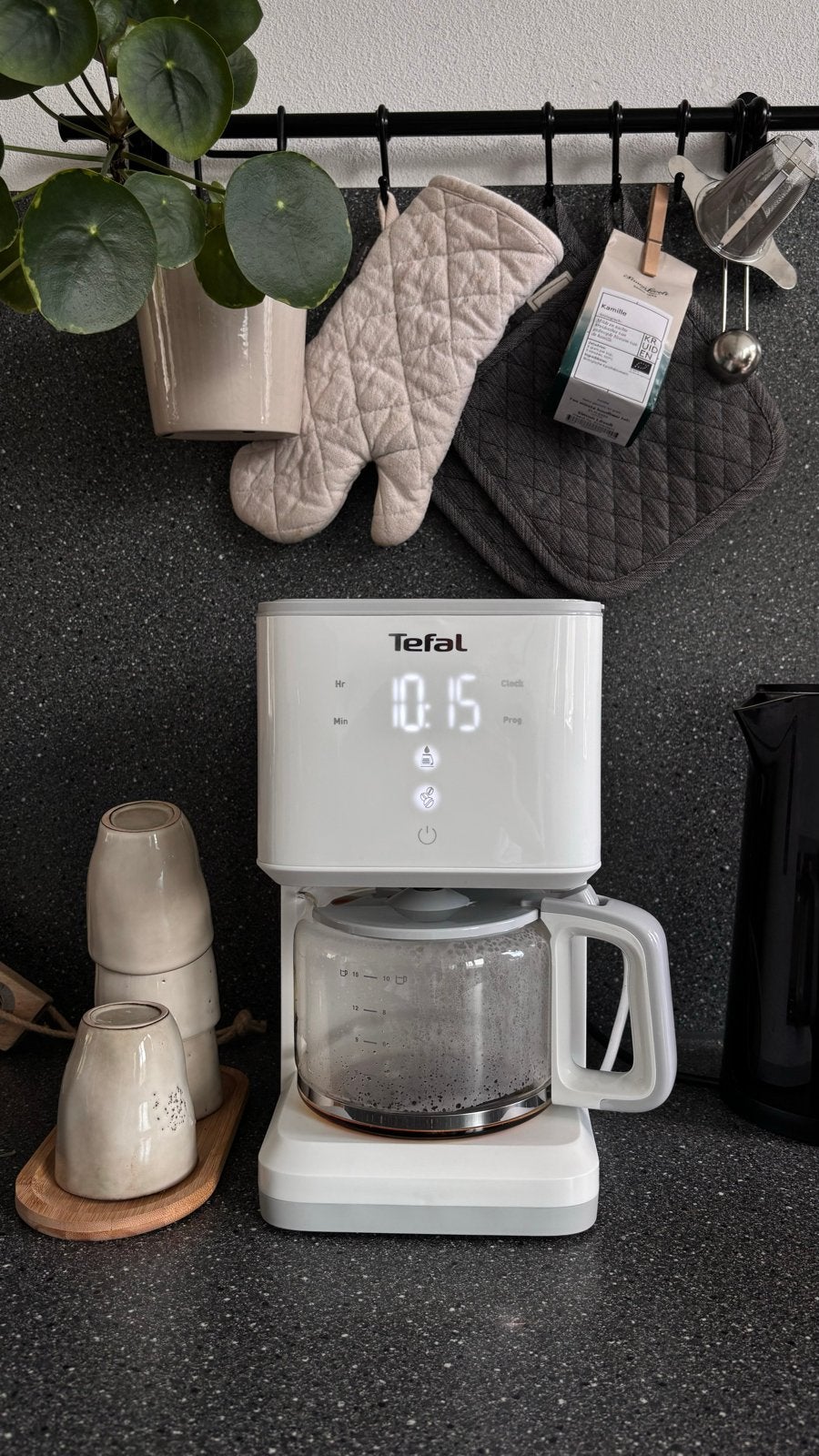 Tefal Koffiezetapparaat - Zo goed als nieuw, Witgoed en Apparatuur, Koffiezetapparaten, Ophalen, Koffiemachine, Gemalen koffie