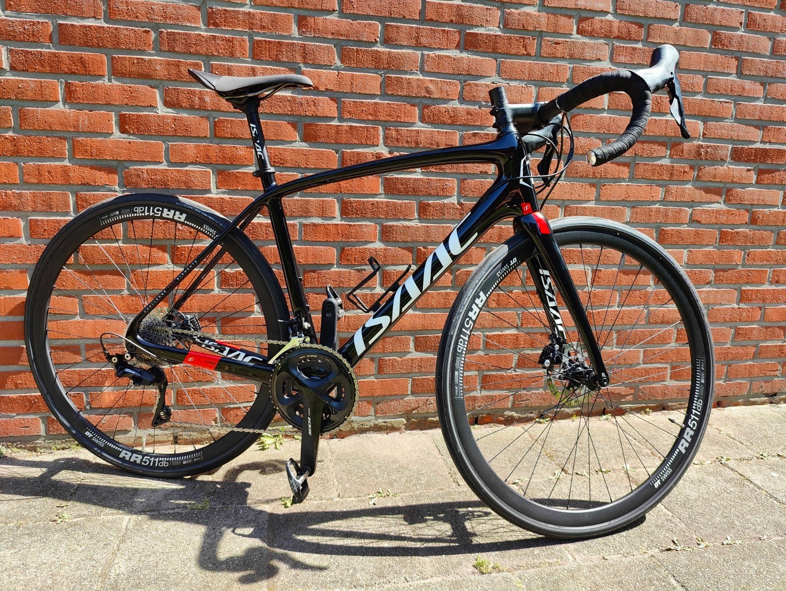 Isaac Vitron Disc racefiets - Zeer goede staat, Fietsen en Brommers, Fietsen | Racefietsen, 28 inch, Carbon, Heren, Zo goed als nieuw