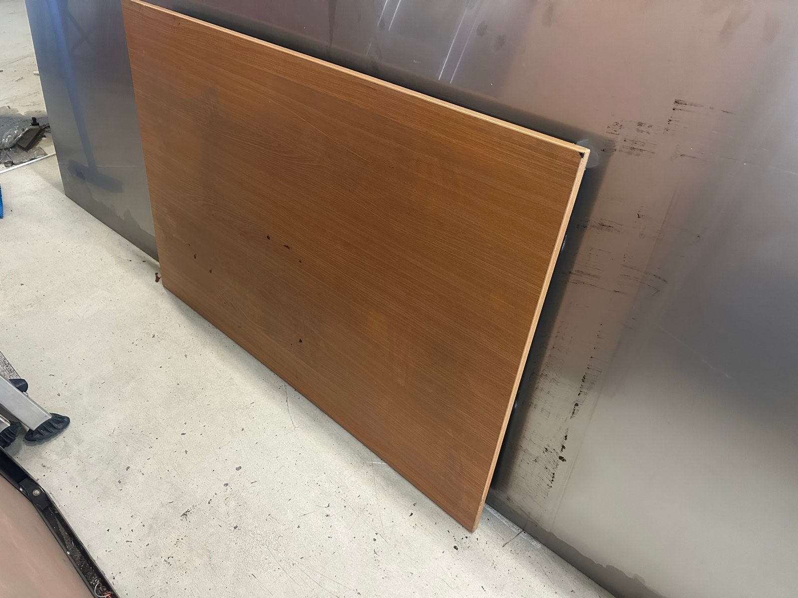 3x Tafelblad met metalen montageprofiel, Ophalen, Gebruikt, 100 tot 150 cm, 50 tot 100 cm