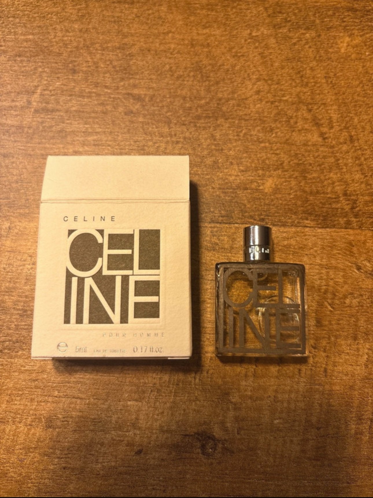 Celine Pour Homme – vintage parfum miniatuur 5 ml, Ophalen of Verzenden, Nieuw, Miniatuur, Gevuld