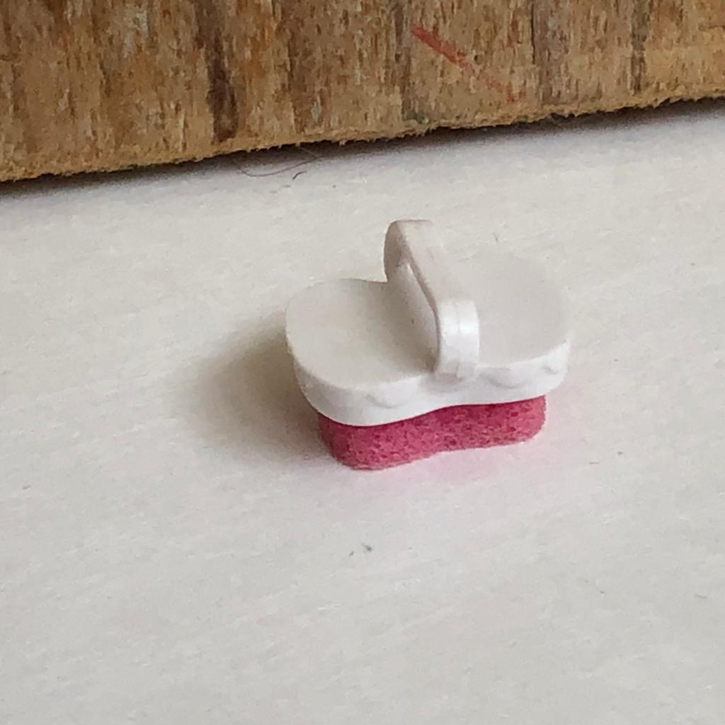 Wit roze vintage Barbie borstel, Ophalen of Verzenden, Zo goed als nieuw, Decoratie