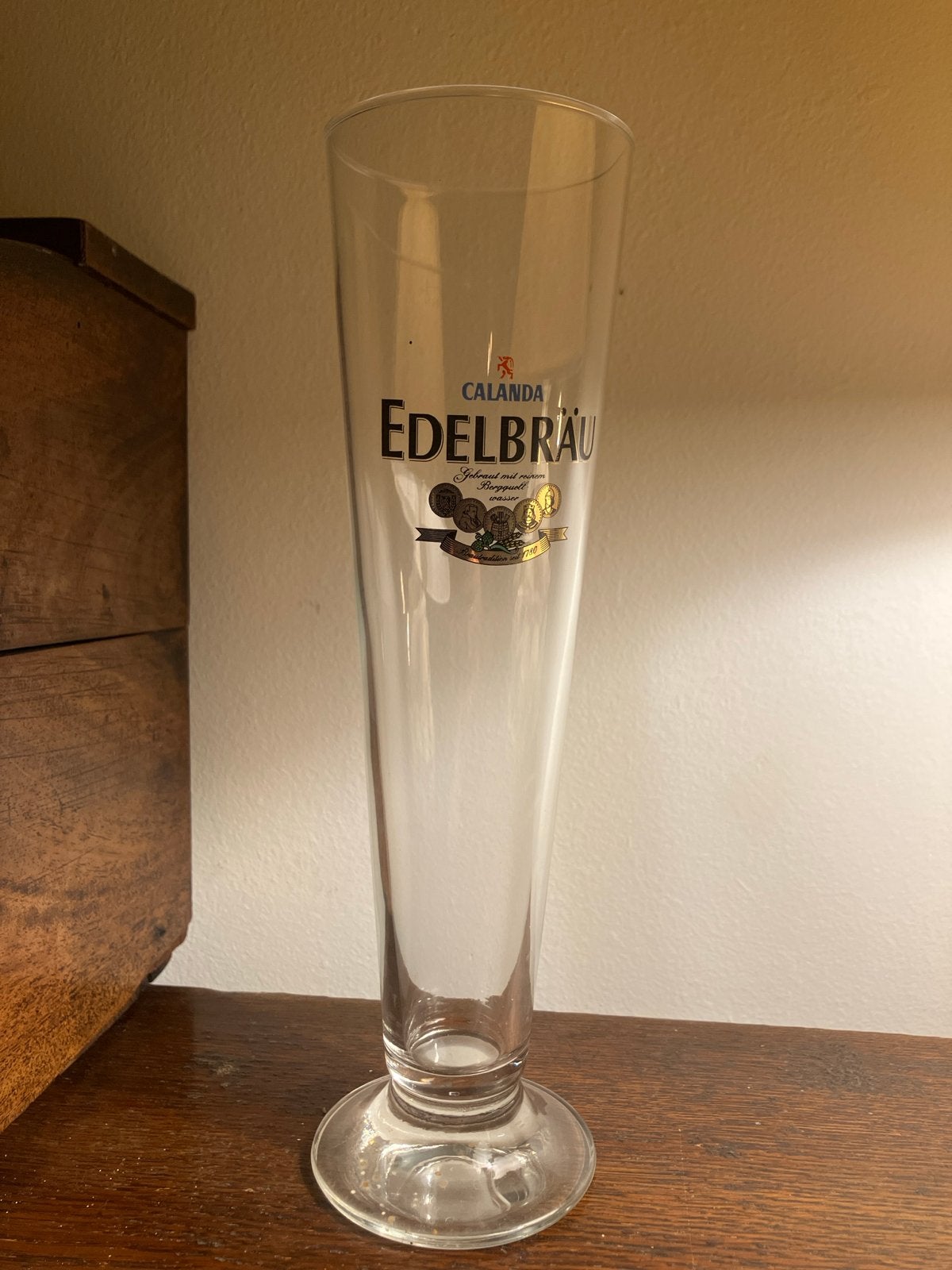 Calanda Edelbräu en Weizen Brau bierglazen (12 stuks), Ophalen, Nieuw, Overige merken, Glas