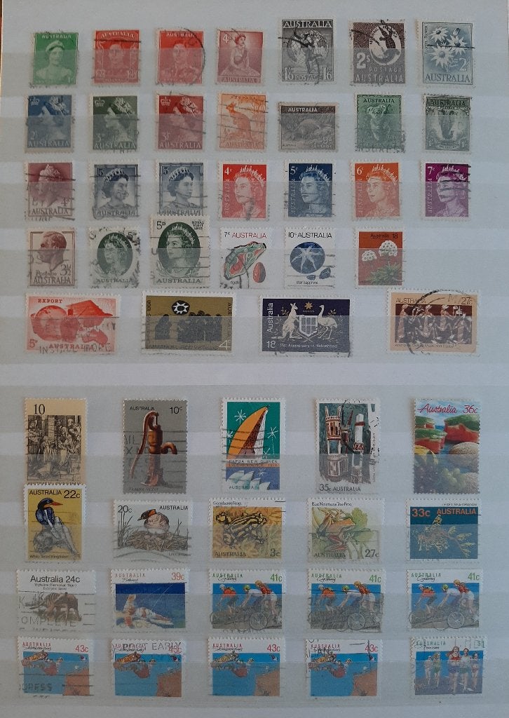 Verzameling Klassieke Postzegels Australië Nr. 7 Gestempeld, Ophalen, Gestempeld