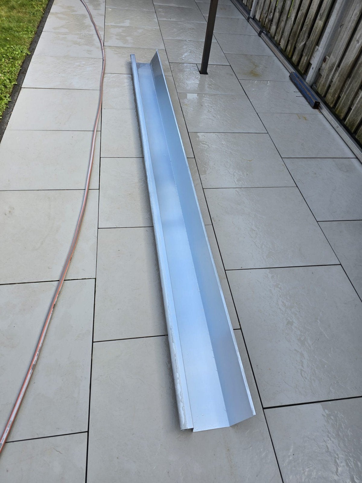 Nieuwe aluminium dakgoten, 3 meter lang 11m totaal, Ophalen, 2 tot 4 meter, 80 mm of meer, Dakgoot