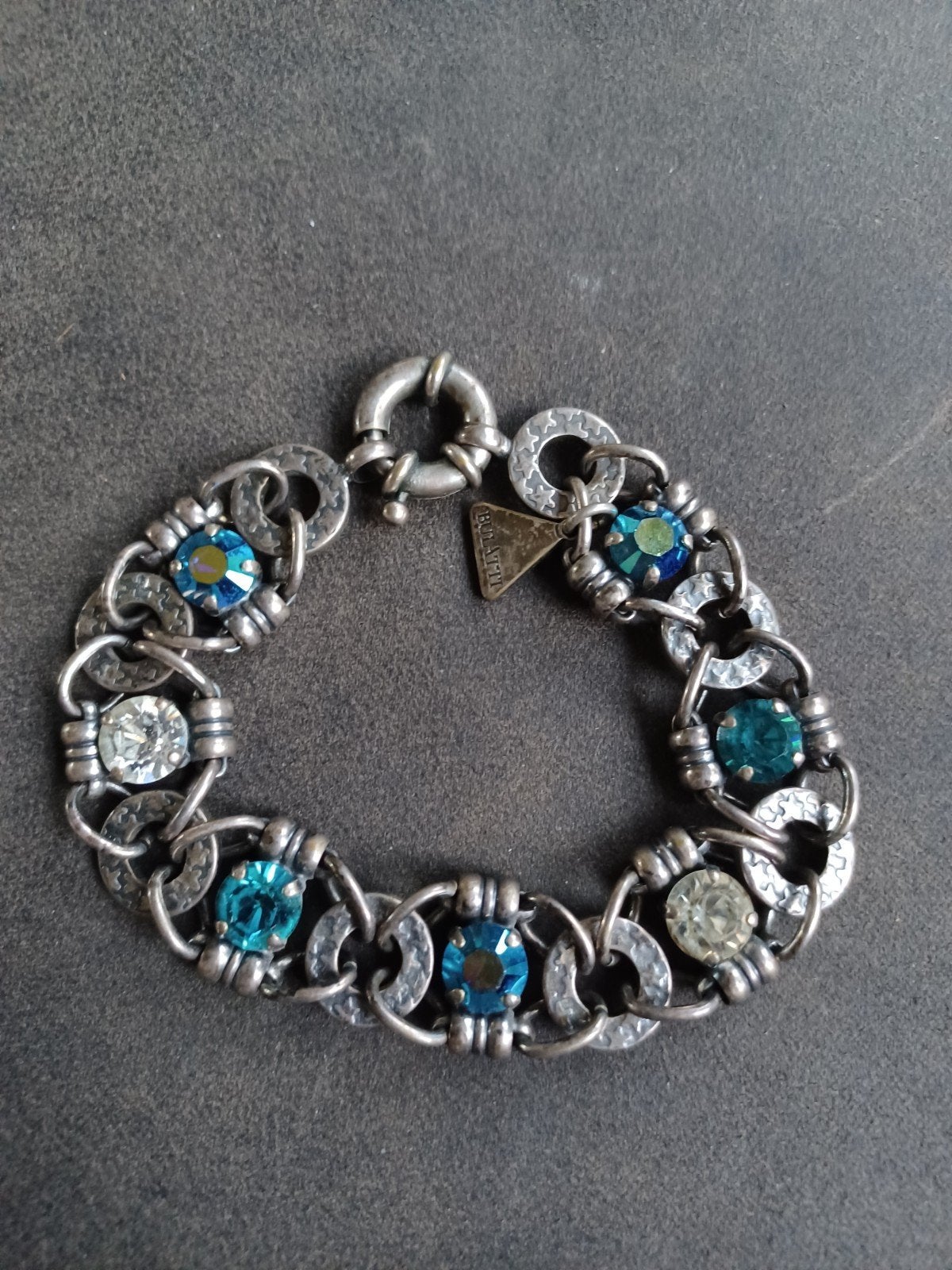 Bulatti armband met kristallen, Sieraden, Tassen en Uiterlijk, Met kristal, Overige materialen, Verzenden, Zo goed als nieuw