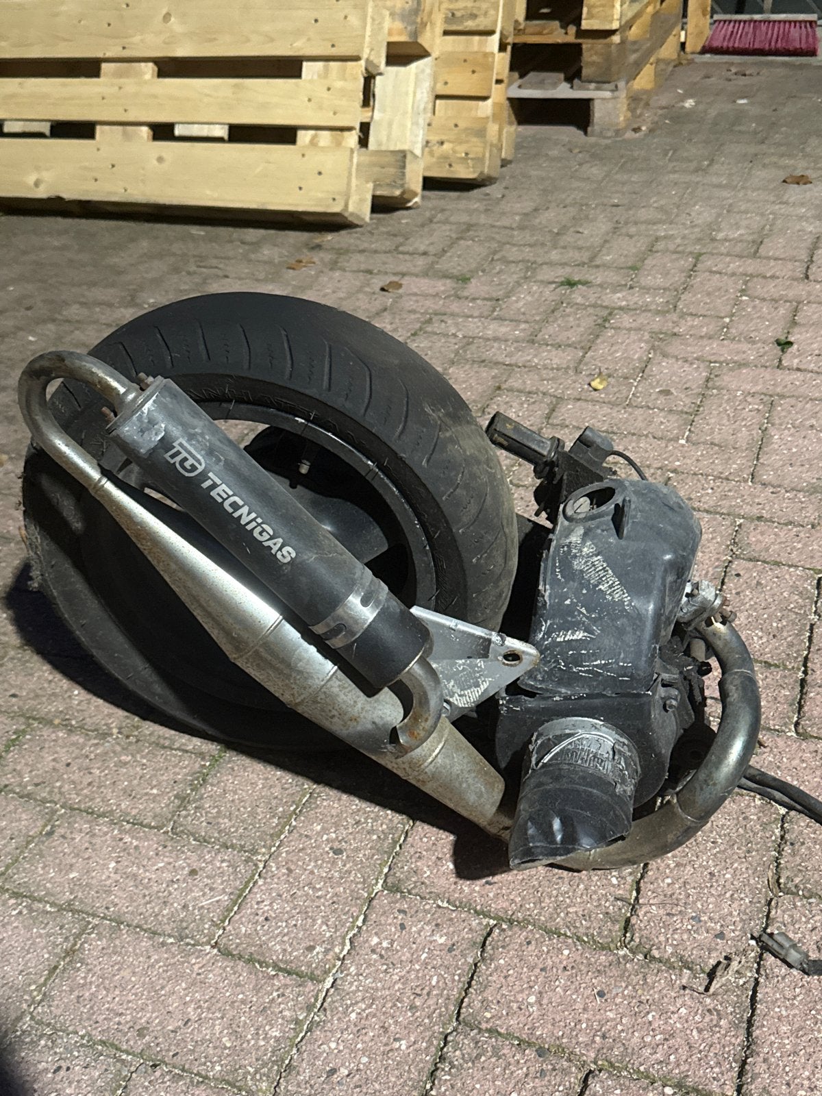 Peugeot vertical 70cc loop op sloop, Ophalen of Verzenden, Gebruikt, Blok, Overige merken