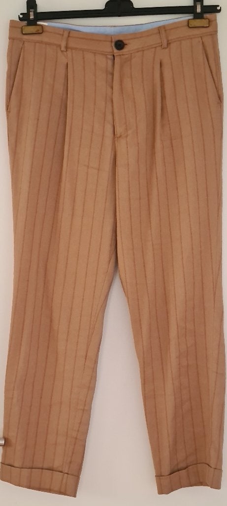 Broek Pantalon maat 40 Leon and harper, Kleding | Dames, Maat 38/40 (M), Bruin, Verzenden, Zo goed als nieuw
