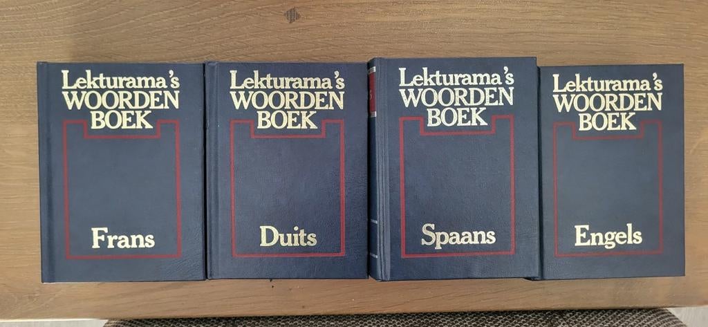 Lekturama's Woordenboek: Engels, Spaans, Duits, Frans, Boeken, Woordenboeken, Ophalen of Verzenden