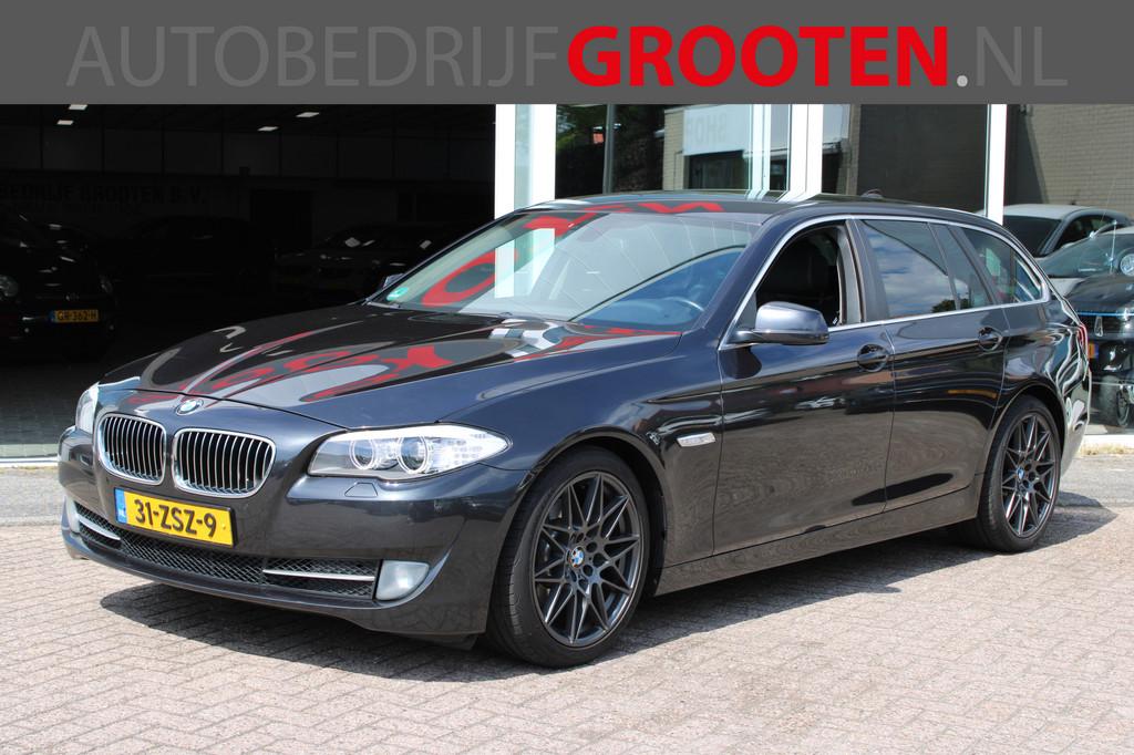 BMW 5 Serie Touring 520d High Executive (bj 2013), Auto's, BMW, Euro 5, Achterwielaandrijving, Zwart, 2000 kg
