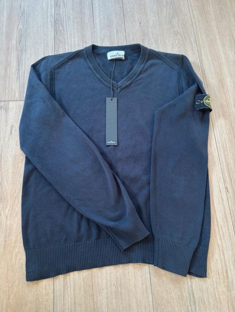 Stone Island trui maat S Blauw Knitwear Origineel, Ophalen of Verzenden, Zo goed als nieuw, Maat 46 (S) of kleiner, Blauw