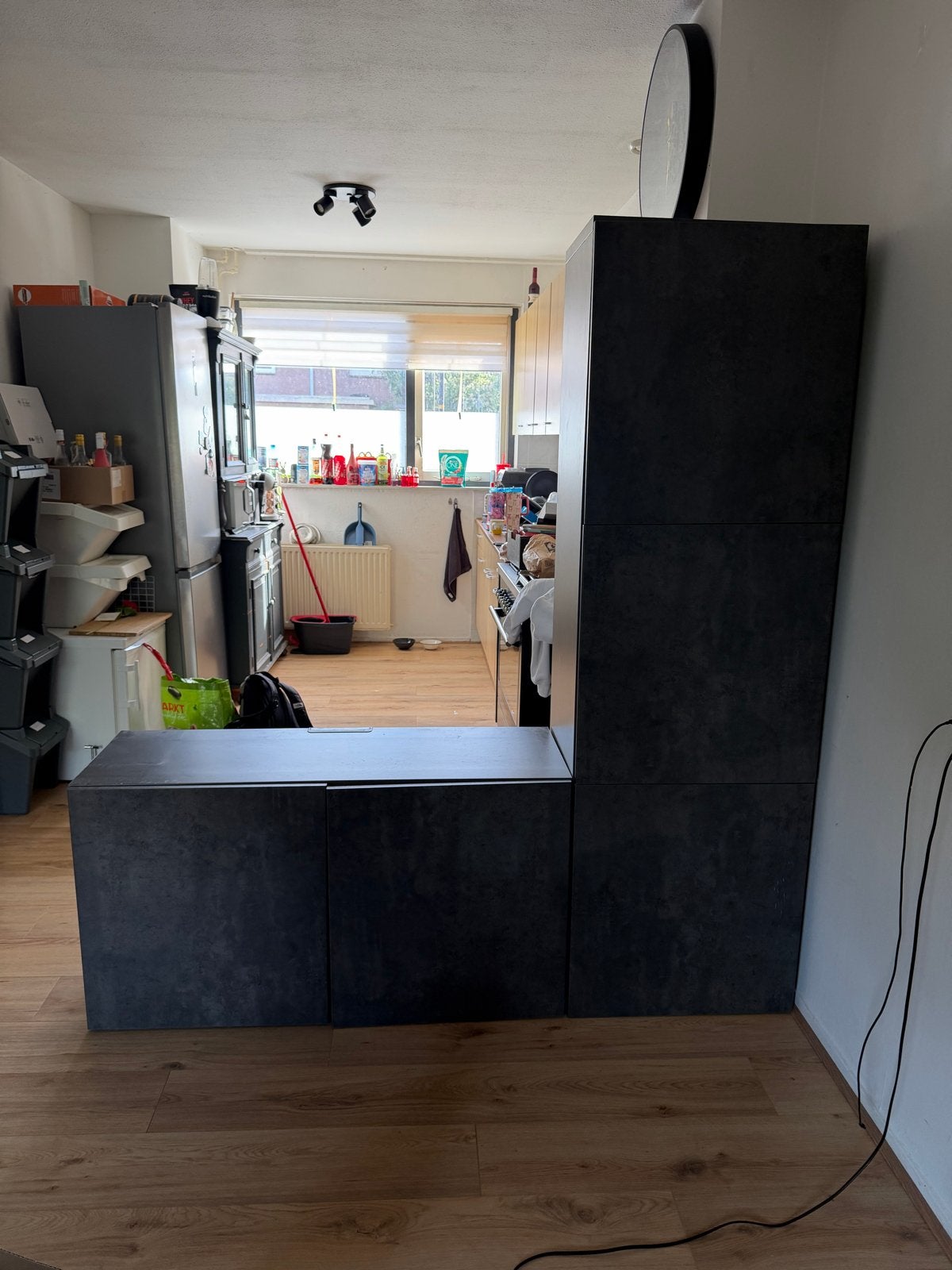 Ikea Besta Kasten, Huis en Inrichting, Overige materialen, 200 cm of meer, Ophalen of Verzenden, Zo goed als nieuw