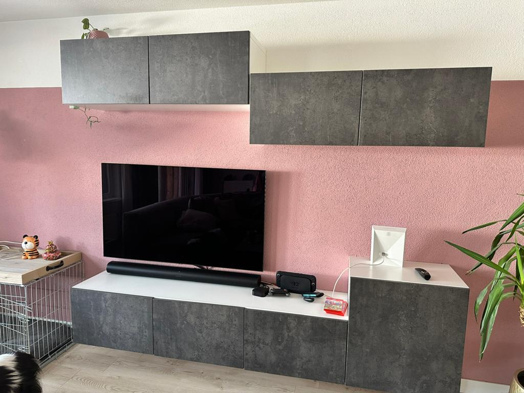 Ikea besta tv meubel, Ophalen, Zo goed als nieuw, 200 cm of meer, Minder dan 100 cm