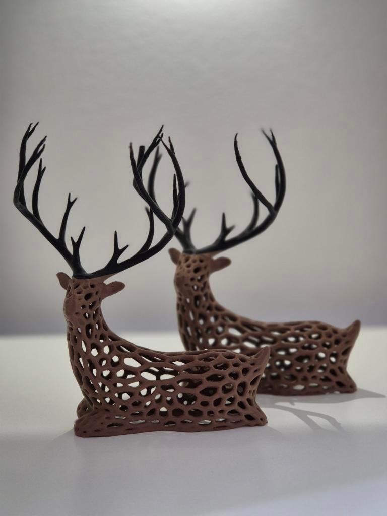 Decoratieve 3D Geprinte Herten - Uniek Design, Nieuw, Kunststof, Ophalen of Verzenden, Modern