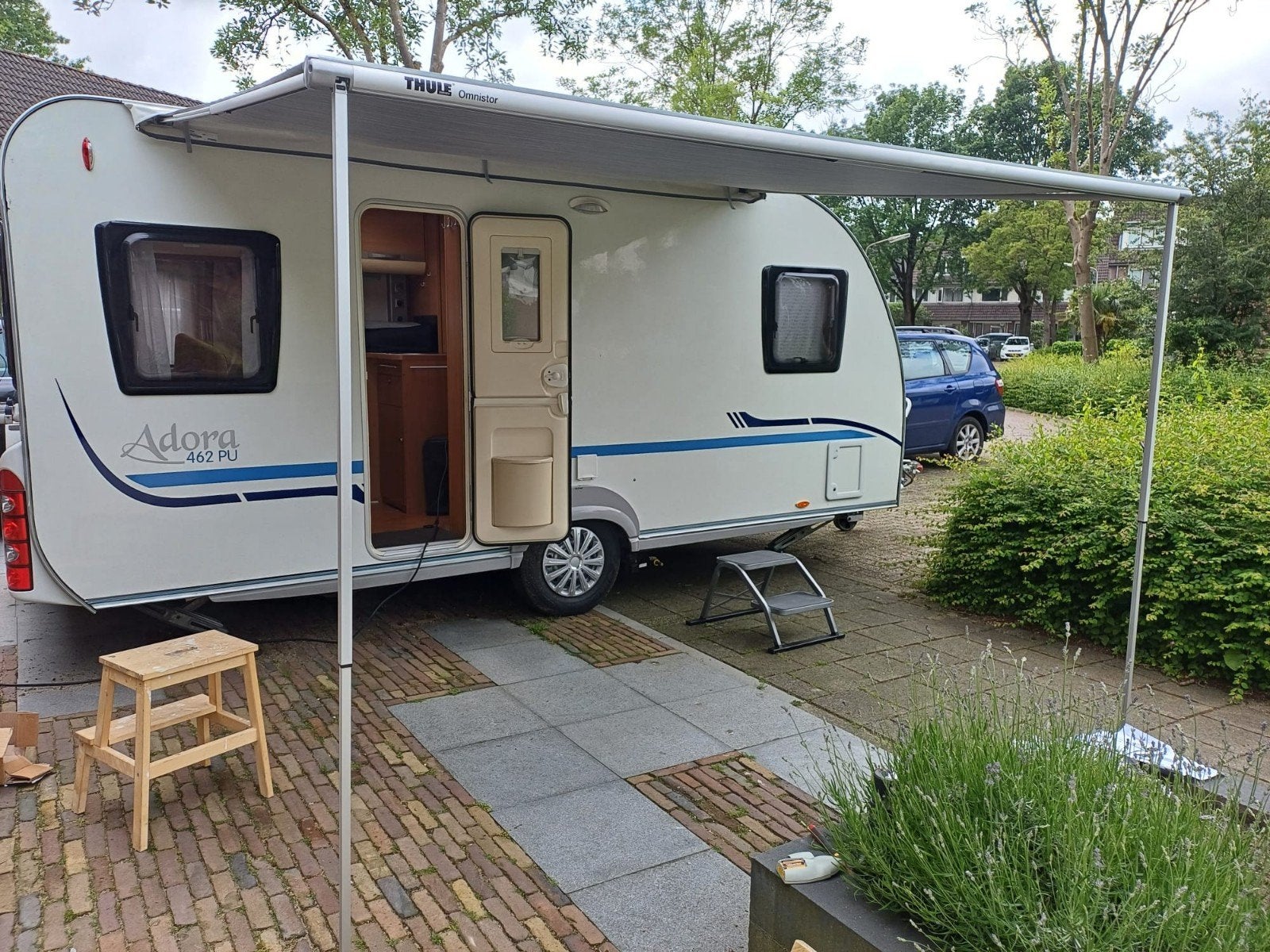 Te koop: Thule Omnistor zakluifel voor caravan ( 3,25 m), Caravans en Kamperen, Caravan accessoires, Zo goed als nieuw, Ophalen
