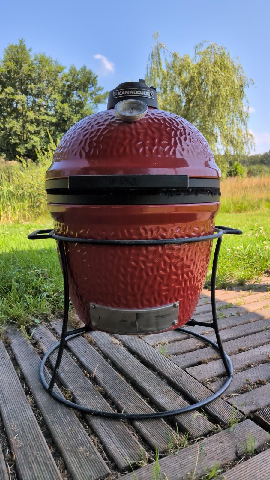 Kamado Joe Junior BBQ, Ophalen, Gebruikt, Met accessoires