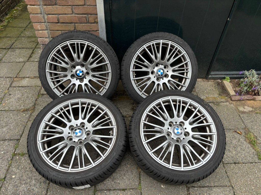BMW 1 serie 18 inch winterset (banden en velgen), Ophalen, 18 inch, Gebruikt, Banden en Velgen