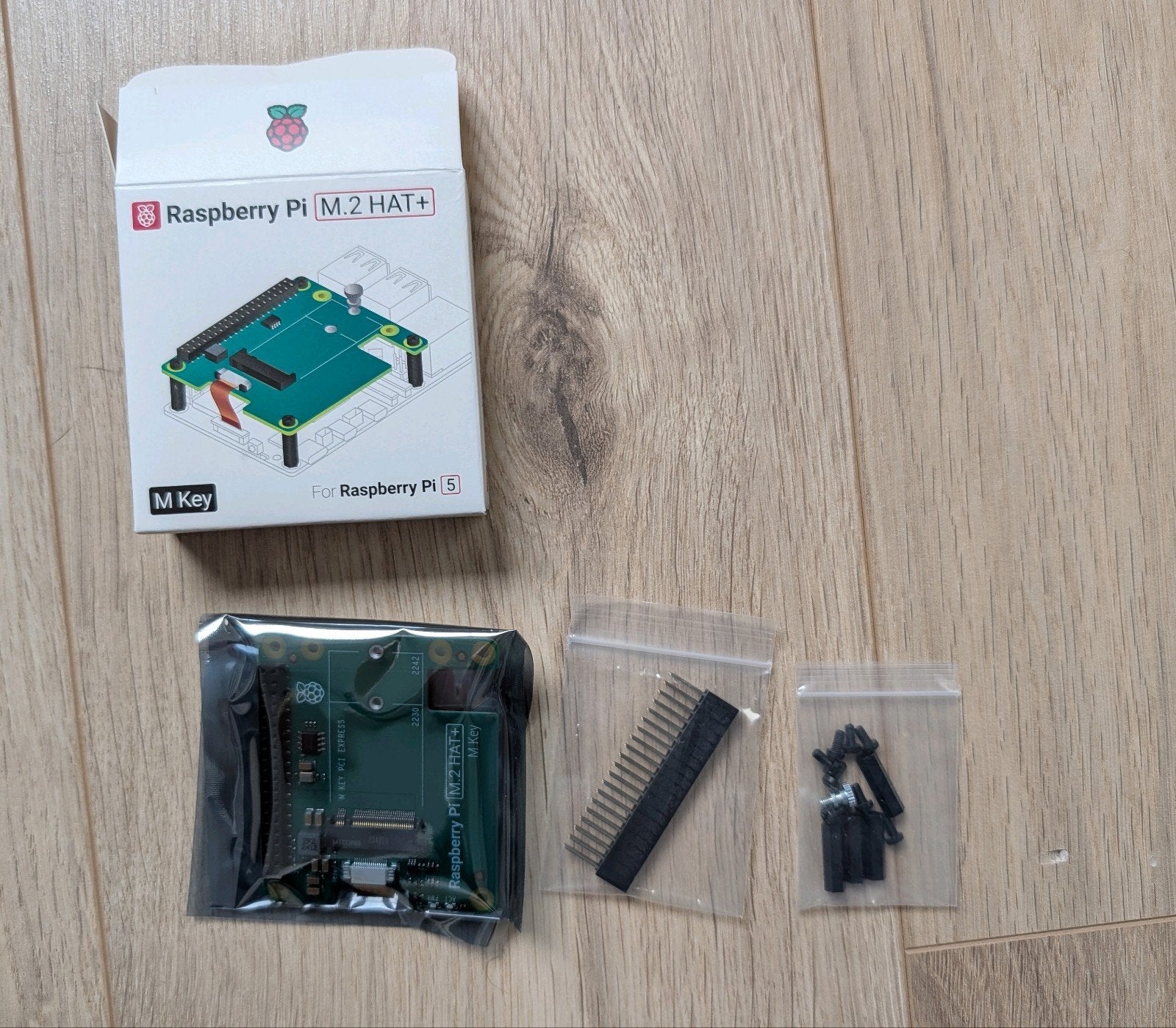 Raspberry Pi M.2 HAT+ M Key voor Raspberry Pi 5, Nieuw, PC, Overige typen, Overige merken