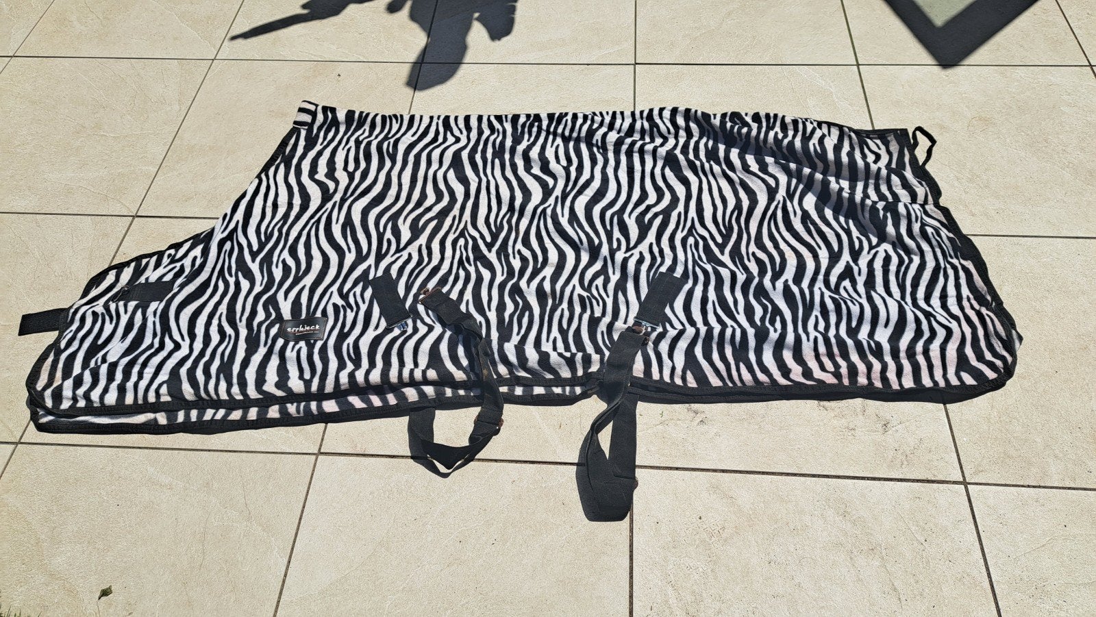 Fleecedeken zweetdeken paard zebra 205, Dieren en Toebehoren, Ophalen